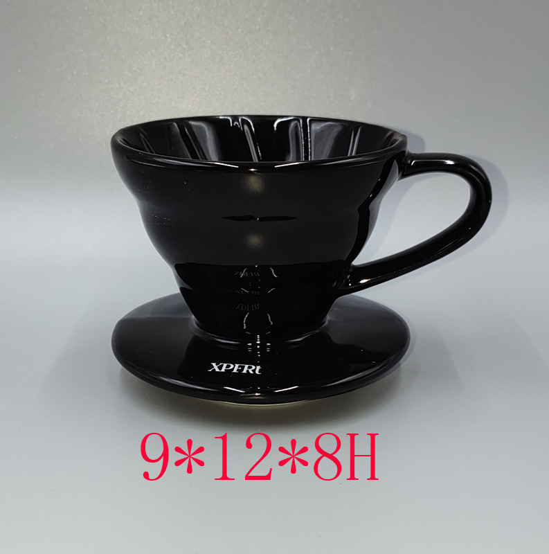 V60 керамичен дрипър за кафе с едно дупче