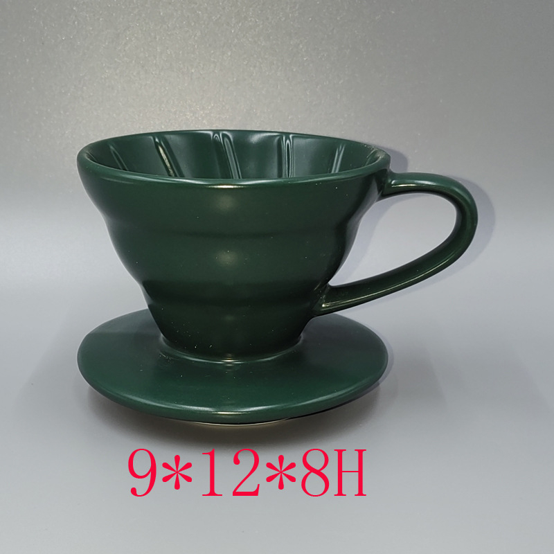 V60 керамичен дрипър за кафе с едно дупче
