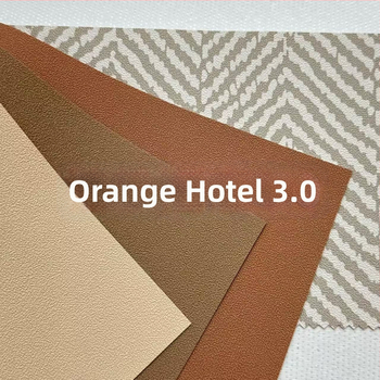 PVC obklad stien pre projekt hotela Atour Vienna Orange, výška 2.8 m, odolný voči vlhkosti a proti požiarom.