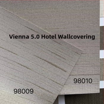 PVC obklad stien pre projekt hotela Atour Vienna Orange, výška 2.8 m, odolný voči vlhkosti a proti požiarom.