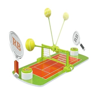 Mini stolna igra za djecu — dvoboj roditelj-dijete na stolu za stolni tenis
