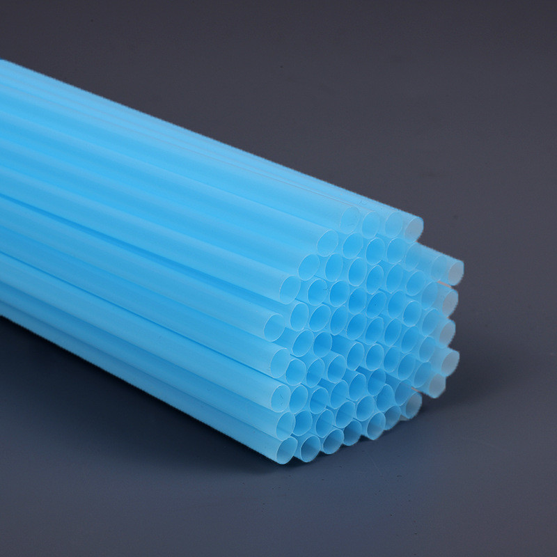 Πλαστικό καλαμάκι μίας χρήσης, 6×260 mm, ευθύ σωληνάκι, υλικό PP, για παιδικές χειροτεχνίες DIY και διακόσμηση κοκτέιλ, 12 χρώματα