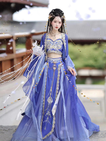 Egzotičan Hanfu set inspiriran princezom, s motivom božice zapadnih regija — dorađeni drevni kostim, cijeli set