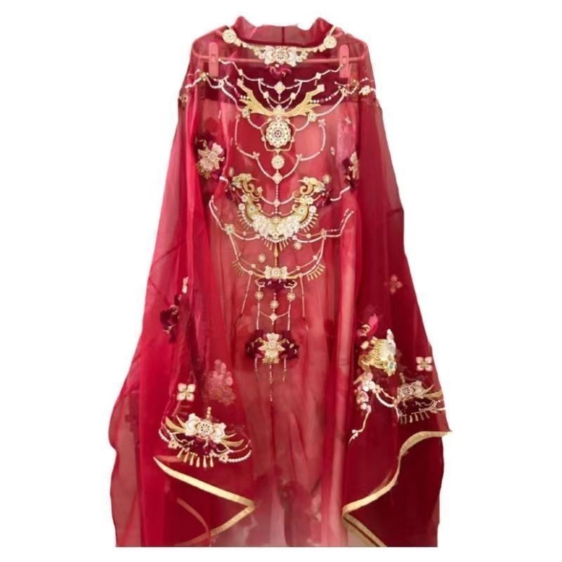 Hanfu u Tang stilu za žene s raskošnom vezom, suknja visokog struka i bluza s širokim rukavima, proljetno-ljetni model, vitka silueta
