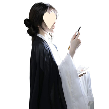 Hanfu komplet s ravnim rubom, ženski odjevni set u stilu Wei Jin wuxia, širokih rukava, tekuća ruqun suknja za fotografiranje