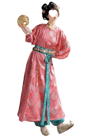 Tang stil: prozračan Hanfu s okruglim izrezom, lampion hlače, svakodnevni stil s otiscima, opuštena silueta, nadahnut dinastijom Han