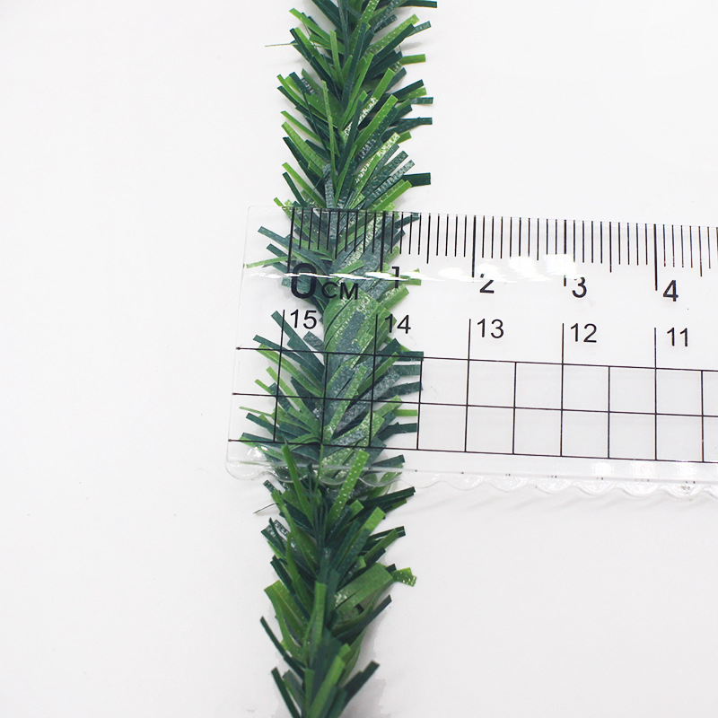 1,5 cm декоративна тел за елха със игловидни ленти за гирлянди, 5 m