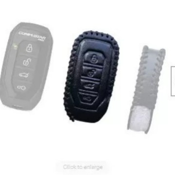 Mingrui kožna futrola za ključ automobila za Compustar Prime Q9 2Way Remote i G15 1Way2