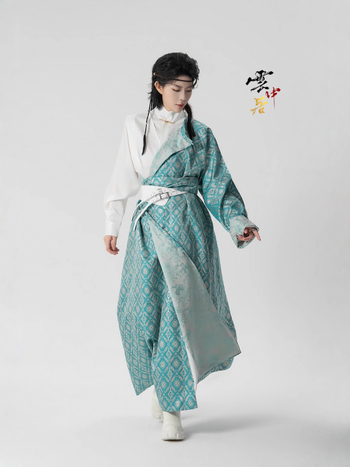 Hanfu 2025 proljeće–jesen, Tang stil, restaurirana roba s okruglim ovratnikom, unisex