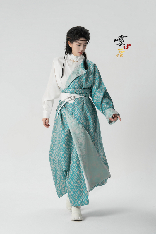 Hanfu 2025 proljeće–jesen, Tang stil, restaurirana roba s okruglim ovratnikom, unisex