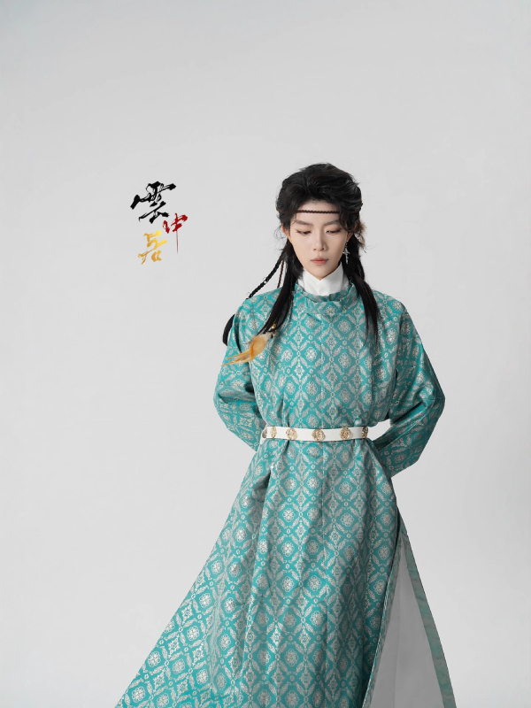 Hanfu 2025 proljeće–jesen, Tang stil, restaurirana roba s okruglim ovratnikom, unisex