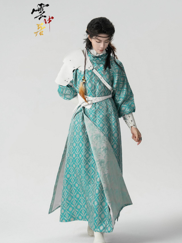 Hanfu 2025 proljeće–jesen, Tang stil, restaurirana roba s okruglim ovratnikom, unisex