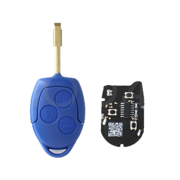 Plavi Ford Quanshun Mk7 daljinski ključ - 433MHz, čip 4D63, 6C1T-15K601-AG