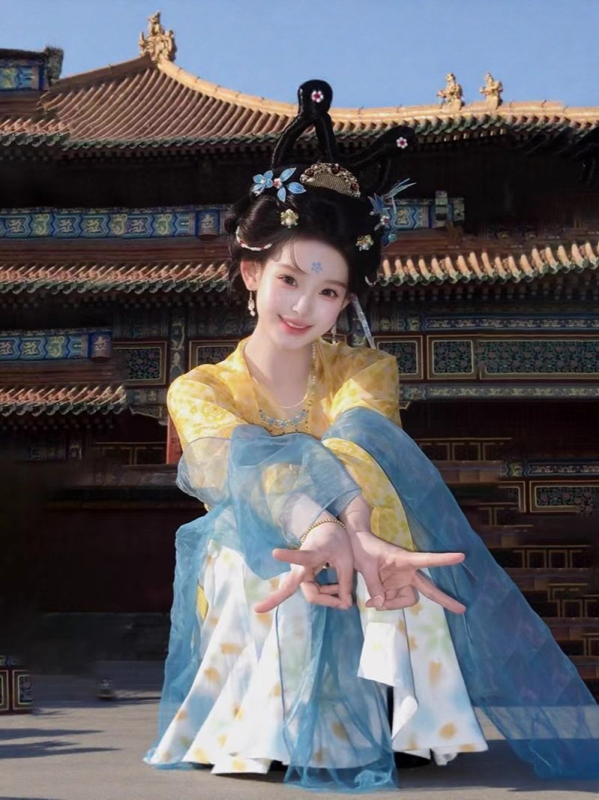 Nova Hanfu Laurel – restauracija dinastije Tang, suknja do prsa, ženski ljetni komplet, svakodnevni vilinski stil, influencer izgled