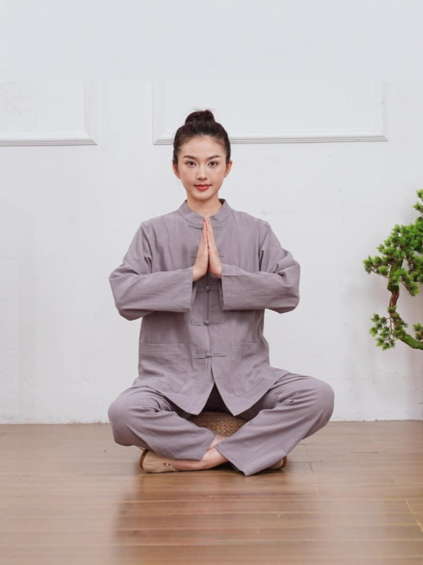 Ljetni lagani set od bambus-pamučnog materijala za zen meditaciju i dobrobit