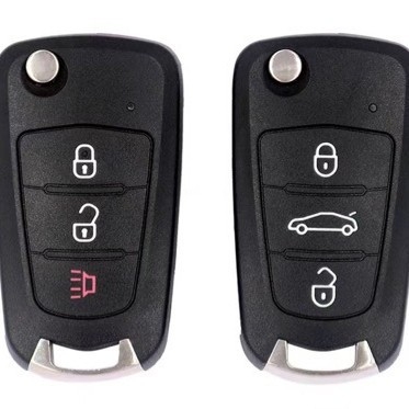 Sklopivi kućni omotač za daljinski ključ s 3 tipke, kompatibilno s Great Wall Haval C30, H5, H6, Tengyi M4