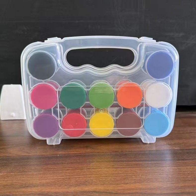 12 boja prijenosni set akvarela u kovčegu za DIY crtanje djece