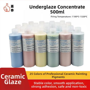 Koncentrirana podglaurna glazura za keramiku, 500 ml, velika boca, mineralni pigmenti