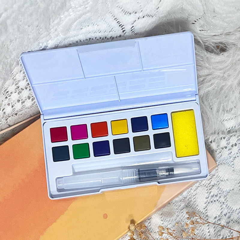 Gouache set boja s 12 boja za početnike – umjetnički pribor za djecu