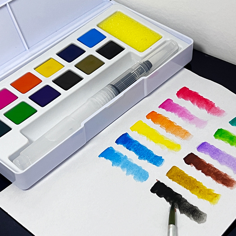 Gouache set boja s 12 boja za početnike – umjetnički pribor za djecu