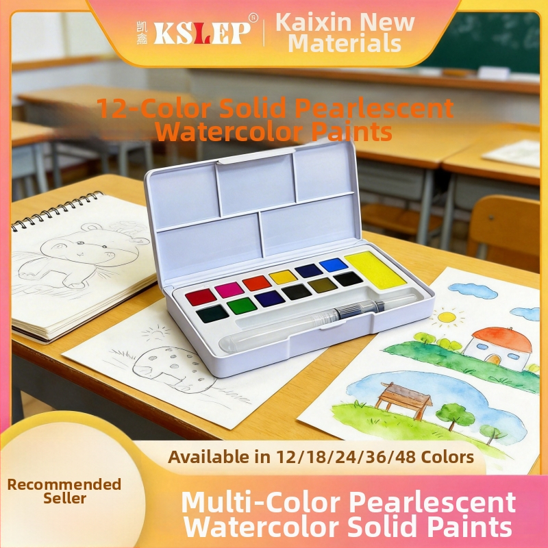 Gouache set boja s 12 boja za početnike – umjetnički pribor za djecu
