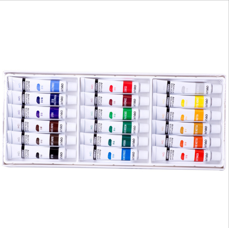 Set akrilnih boja 73913/73914/73915, 12/18/36 boja, 5 ml, za učenike