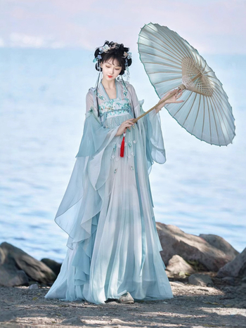 Vezani hanfu za proljeće i ljeto, Tang stil, tradicionalna kineska odjeća za odrasle