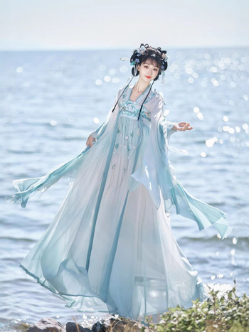 Vezani hanfu za proljeće i ljeto, Tang stil, tradicionalna kineska odjeća za odrasle