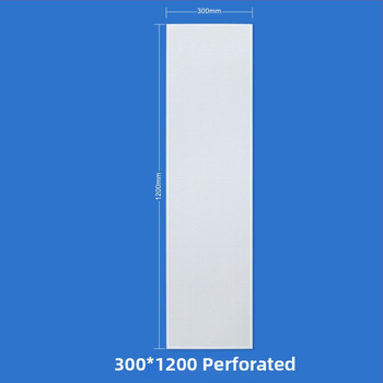 Integrovaný panel stropu z hliníka 300×1200 matná biela, laminovaný povrch, 30×120 pre chodby nemocníc a kancelárií