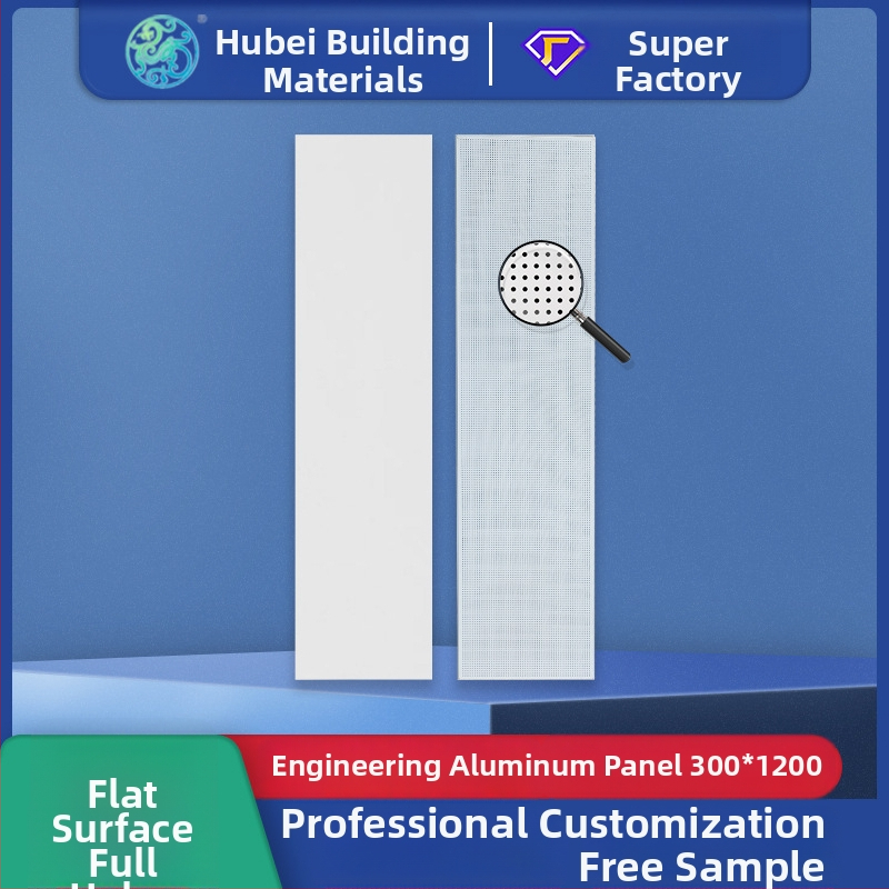 Integrovaný panel stropu z hliníka 300×1200 matná biela, laminovaný povrch, 30×120 pre chodby nemocníc a kancelárií