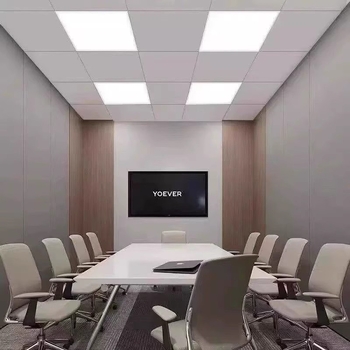 LED плоска панелна светлина за таван 600x600, интегриран таван 60x60, гипсова минерална вата