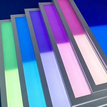 Персонализирана LED панел лампа 595x595, RGB-CCT регулируема, за офисен таван, висока яркост