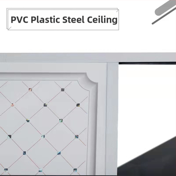 PVC štvorcové stropné panely, plastovo-ocelové stropné panely, dekoratívne materiály na strop, napodobenina sadrokartónu, integrované panely pre domáce dekorácie