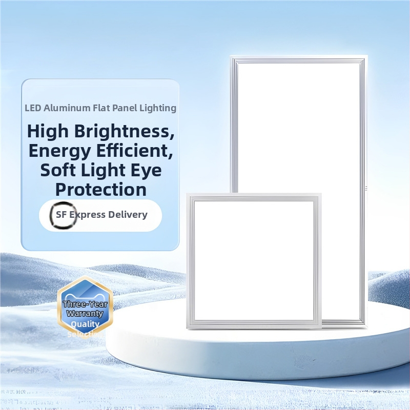 60x60 LED panel pre zapustené stropy, plochý panel osvetlenia pre domáce a kancelárske použitie, stmievateľný, 220V, CRI 80-90, 4800-5000 lm