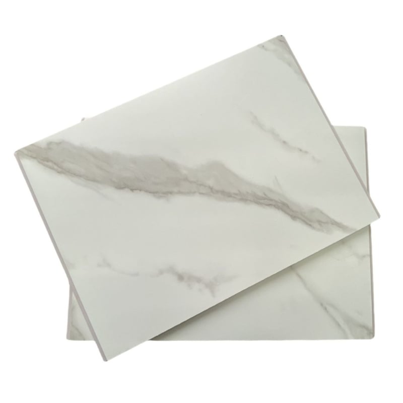 Панел за стена с каменно-моделен модел Fish Belly White, панел от Carbon Crystal Slate, Pandora дървен фурнир – фон за стена, имитация на мрамор