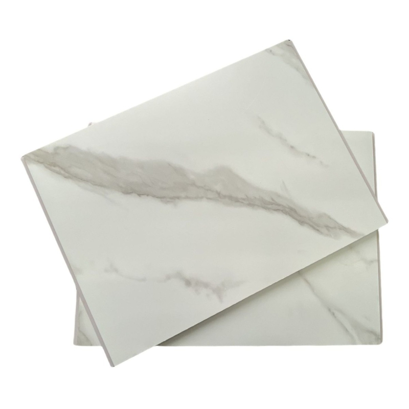 Панел за стена с каменно-моделен модел Fish Belly White, панел от Carbon Crystal Slate, Pandora дървен фурнир – фон за стена, имитация на мрамор