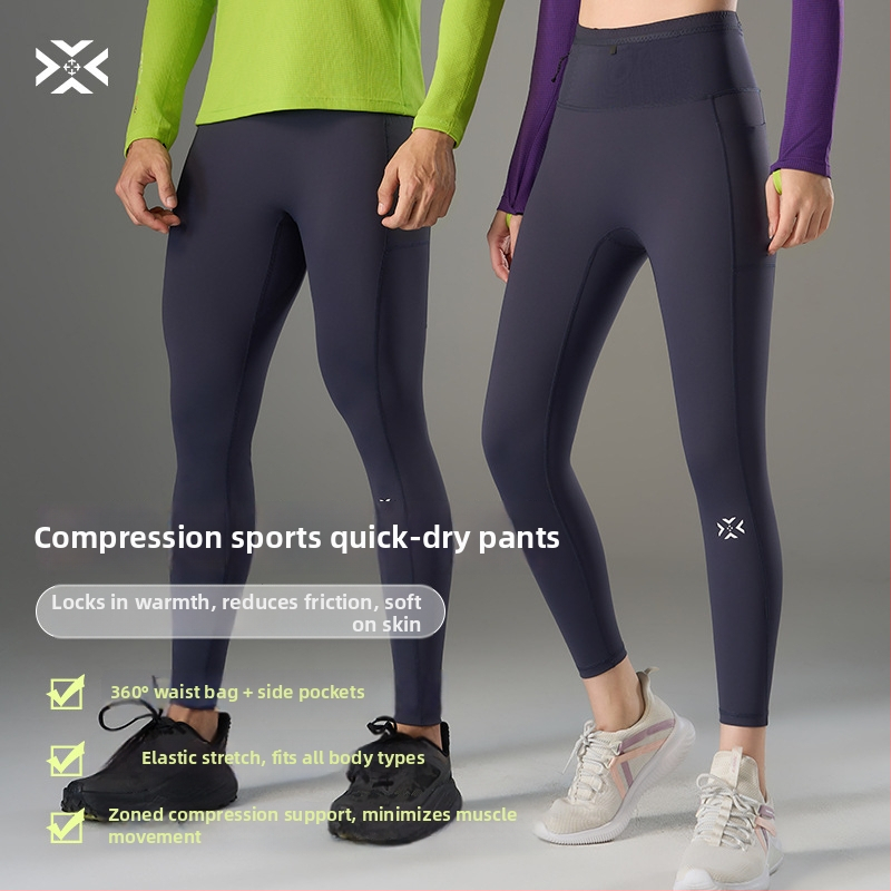 Unisex hlače Kangaroo 3.0 s pojasom i džepom, natjecateljski stil, odvodi vlagu, sportske trkačke hlače