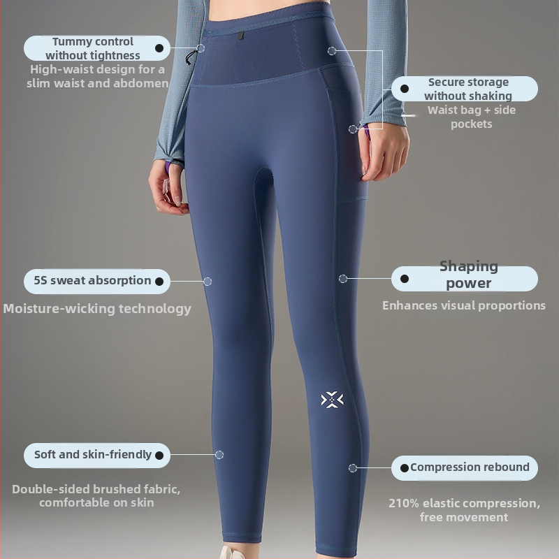 Unisex hlače Kangaroo 3.0 s pojasom i džepom, natjecateljski stil, odvodi vlagu, sportske trkačke hlače