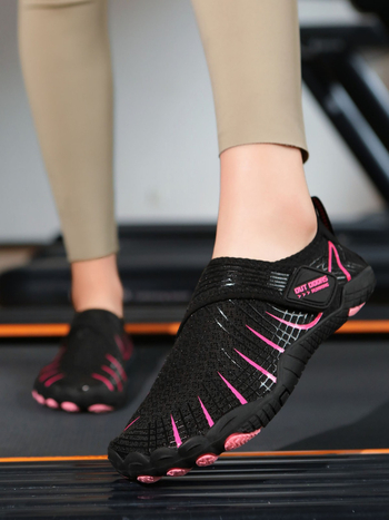 Unisex tenisice za unutarnji fitness, mrežasti gornji dio, Velcro zatvaranje, protuklizna potplat, lagane za trening, jogu