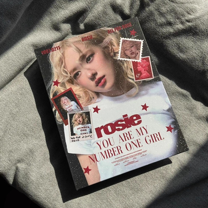 Личен фотоалбум Rose Park Chae Young, албум с четири квадрата за 3-инчови карти – колекция за спомен