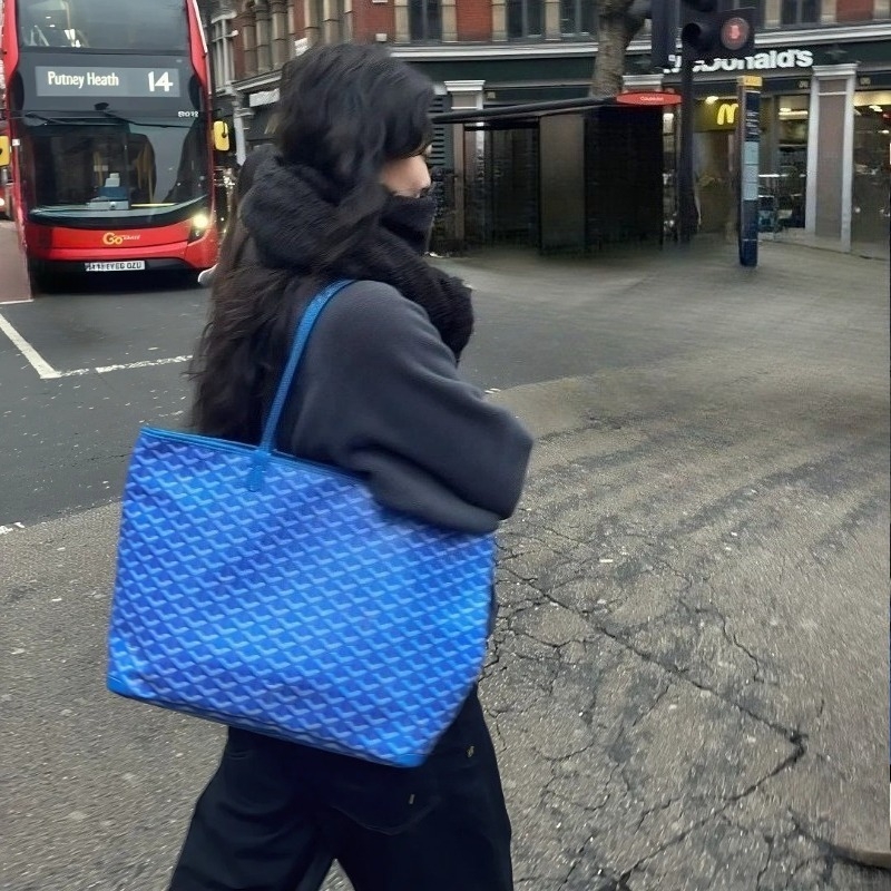 Dogtooth Goya 170. obljetnica, limitirano izdanje, velika kapaciteta tote torba u košarastilu, torba za mamu s printom Y