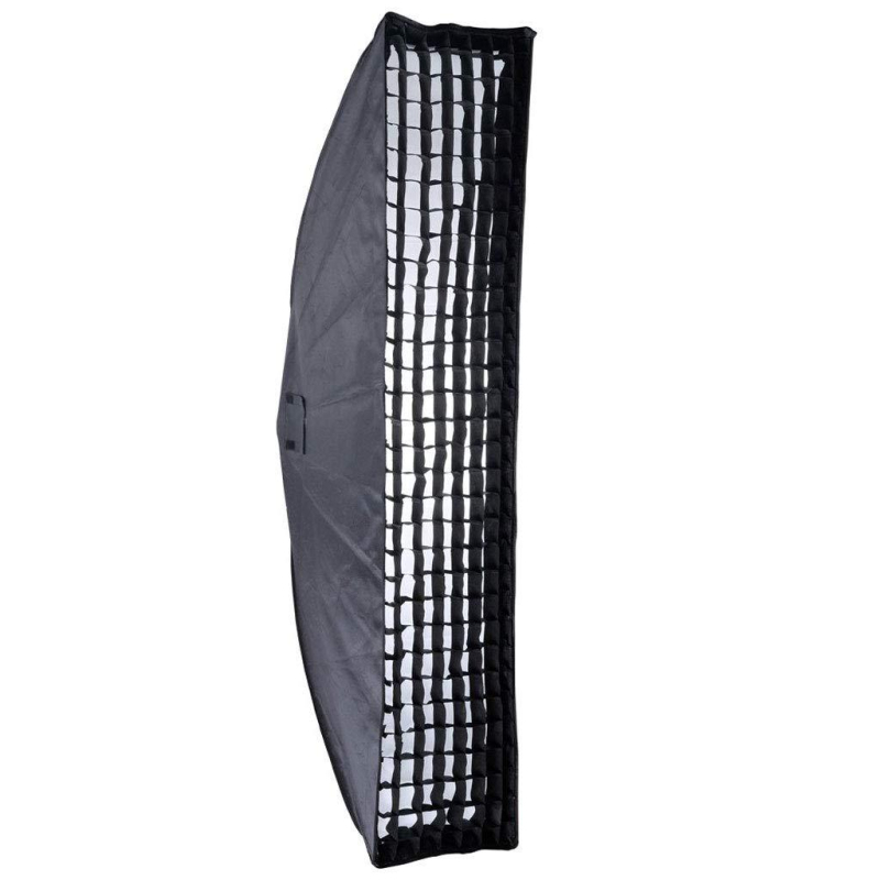 Minrui softbox metalic, 30×120 cm, pentru iluminat de studio și video