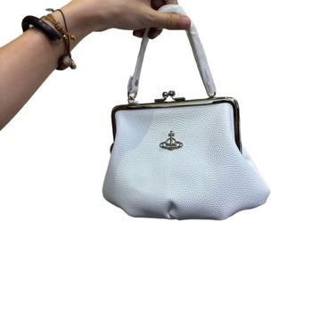 PU dumpling torba s teksturom lychee, crossbody s lancem, mala svakodnevna torba