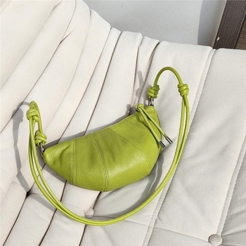 Dumpling torba za žene, mini crossbody od PU, zatvarač, ljetni 2025 dizajn