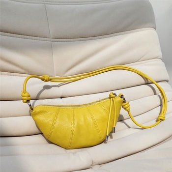 Dumpling torba za žene, mini crossbody od PU, zatvarač, ljetni 2025 dizajn