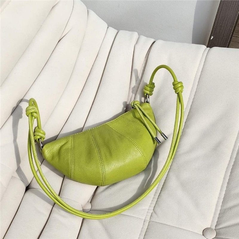 Dumpling torba za žene, mini crossbody od PU, zatvarač, ljetni 2025 dizajn