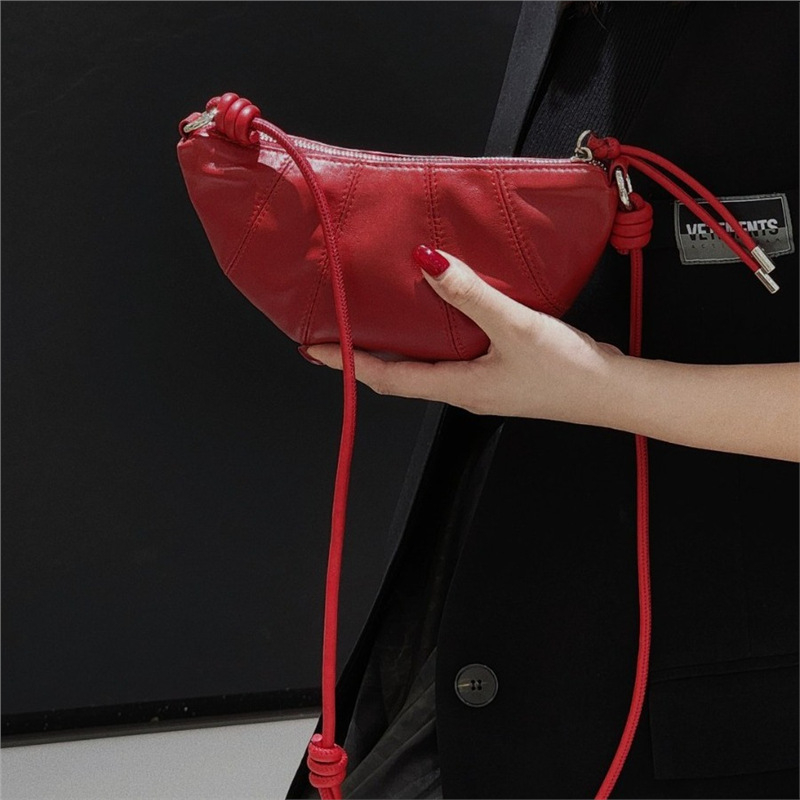 Dumpling torba za žene, mini crossbody od PU, zatvarač, ljetni 2025 dizajn