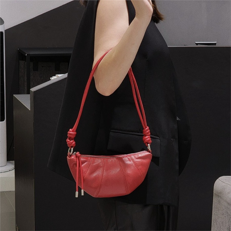 Dumpling torba za žene, mini crossbody od PU, zatvarač, ljetni 2025 dizajn
