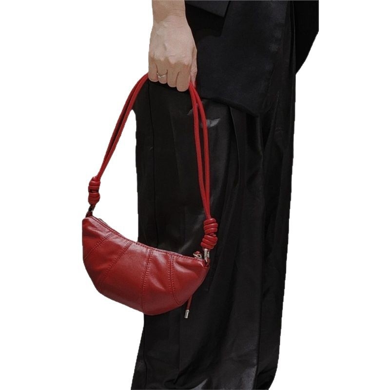 Dumpling torba za žene, mini crossbody od PU, zatvarač, ljetni 2025 dizajn