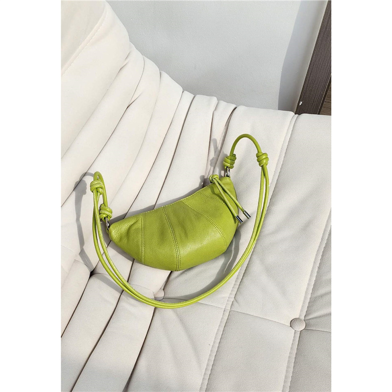 Dumpling torba za žene, mini crossbody od PU, zatvarač, ljetni 2025 dizajn